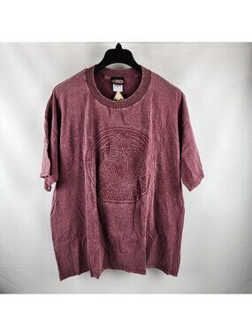 Legendary Whitetail Shirt Mens 3X Burgundy Deer Short Sleeved T Shirt NWT